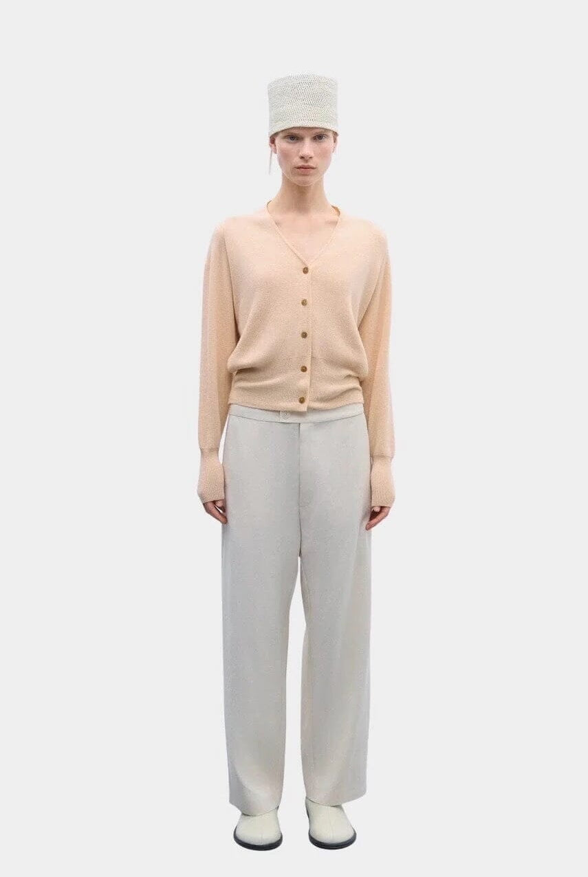 Cordera - New Tailoring Pants - Natural - YUCCA, Artistic clothing for women, fashion for women over 50.
