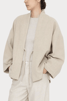 7115 By Szeki | Reversible Quilted Jacket In Oatmeal - SHOP YUCCA Coats & Jackets 7115 BY SZEKI - YUCCA, Women’s clothing store Denver, women’s clothing website, women’s high quality jackets, women’s high quality coats, women’s high quality outerwear.