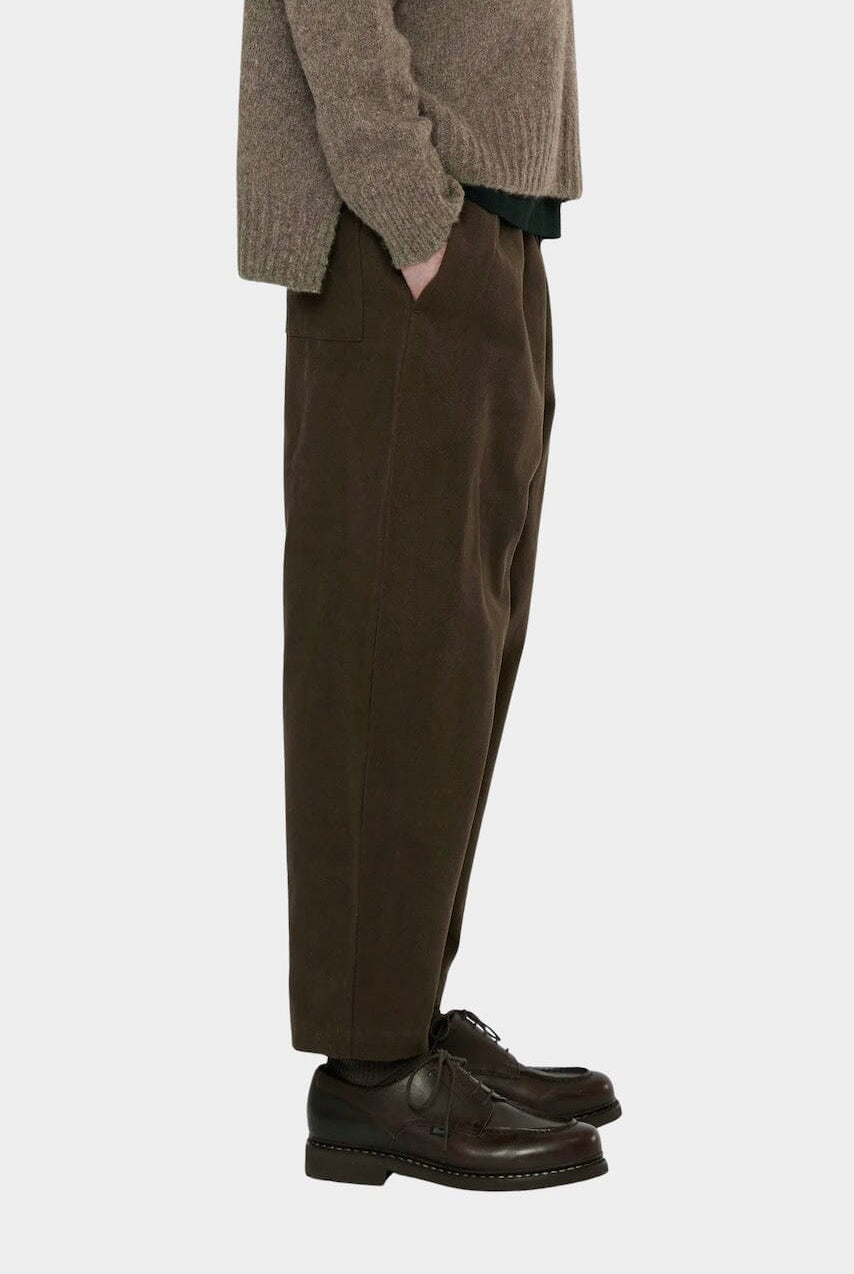 7115 By Szeki - Signature Elastic Pull-Up Trouser - Taupe Brown - Pants - YUCCA, women’s clothing website, denver boutique.