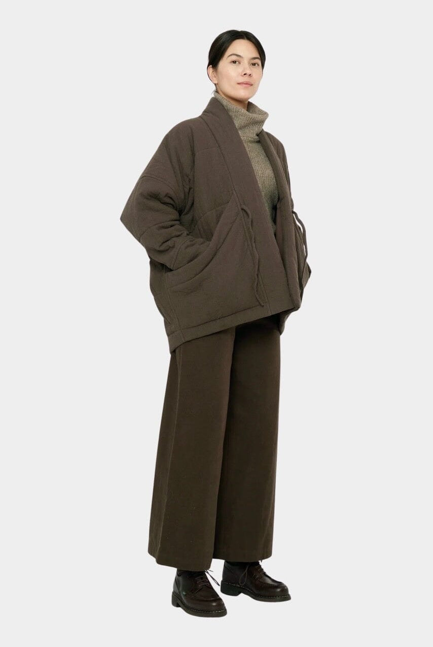 7115 By Szeki - Signature Sumo Puffer - Chalk Brown - Coats & Jackets - YUCCA, women’s clothing store, women’s quality coats.