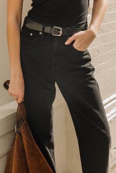 Apiece Apart - High Rise Mari Barrel Jean - Luna Wash - Bottoms - YUCCA, boutique near me, cherry creek boutique.