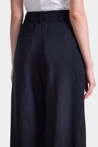 Apiece Apart | Bari Crop Trousers In Black - SHOP YUCCA Pants APIECE APART - YUCCA, Women’s clothing store Denver, women’s clothing website, women’s elevated pants, clothing boutiques near me, women’s elevated trousers.