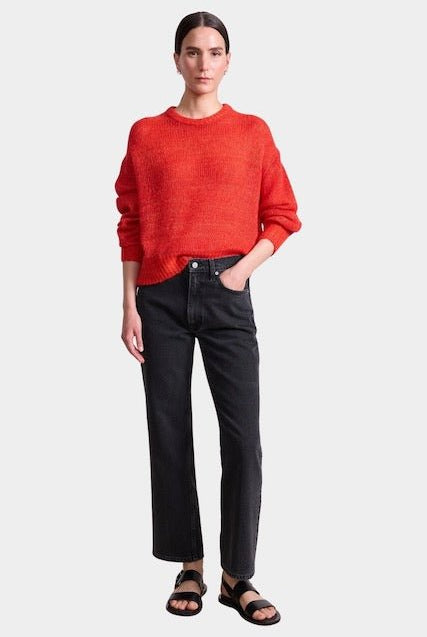 Apiece Apart - Softest Tissue Weight Sweater Mouline - Tigerlily - Sweaters & Knitwear - YUCCA, women’s clothing store Denver.