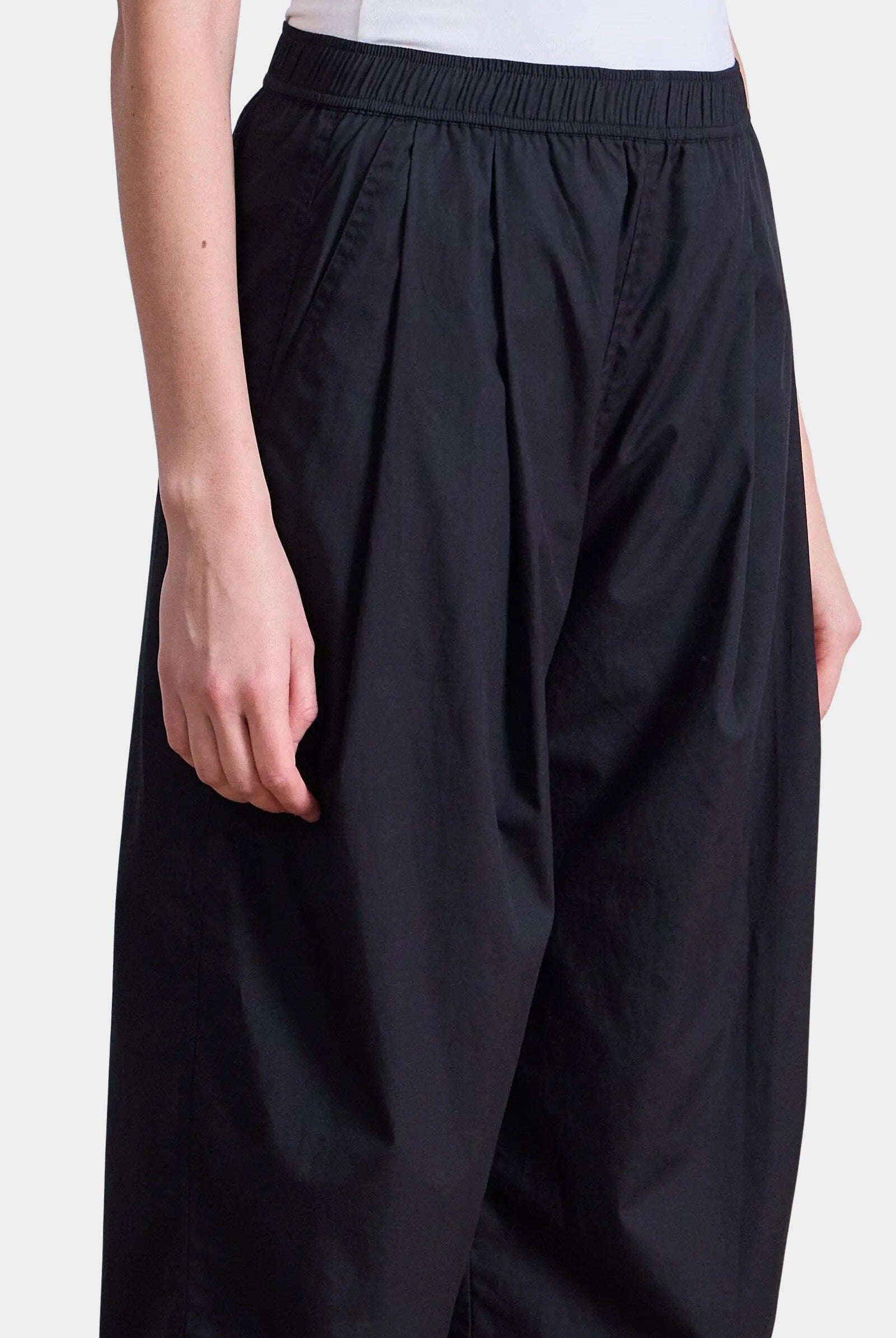 Apiece Apart - Spa Pleat Pant - Black - Pants - YUCCA, women’s clothing website, women’s elevated pants.