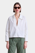 Apiece Apart | Pescara Top In Cream - SHOP YUCCA Shirts & Tops APIECE APART - YUCCA, Yucca store Denver, women’s clothing boutique near me, high quality capsule wardrobe, boutiques near me, women’s high quality tops.