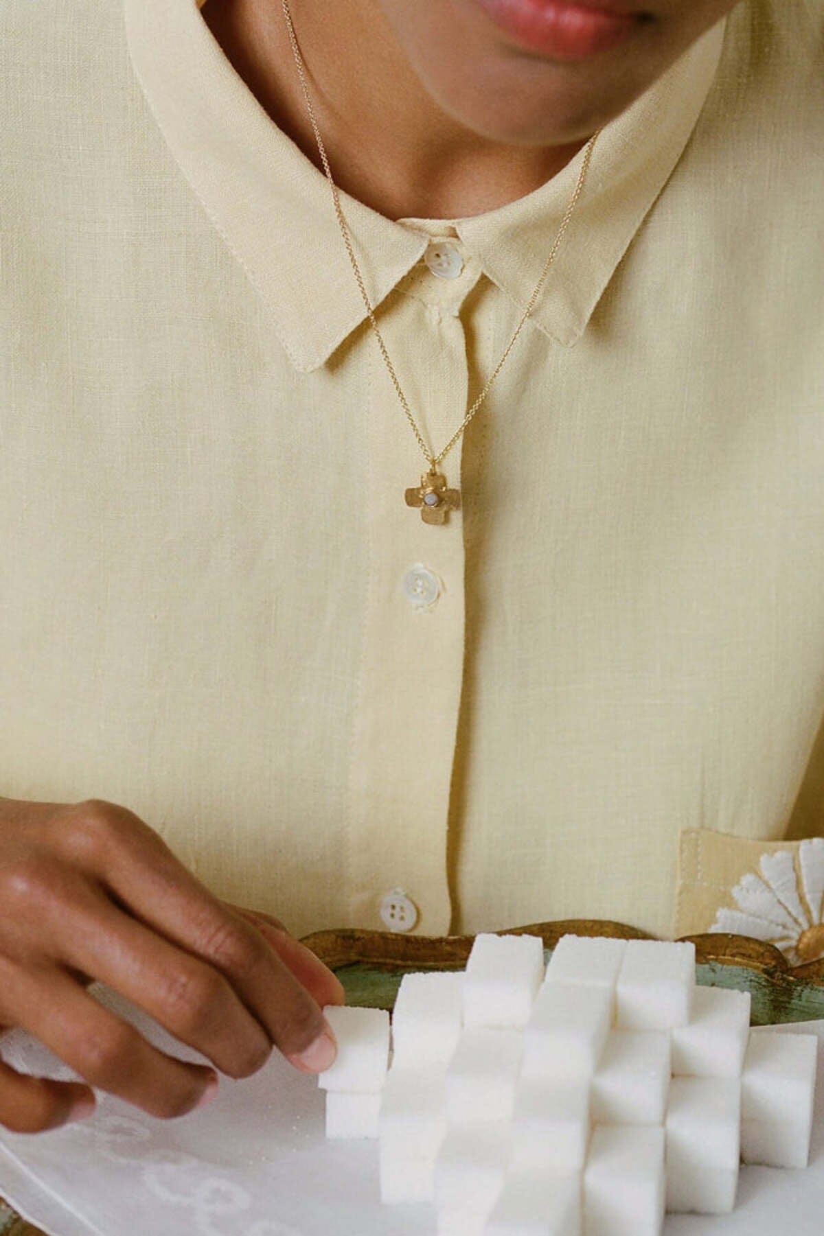 Après Ski | Jour Pendant - SHOP YUCCA Necklaces APRÈS SKI - YUCCA, Artistic jewelry for women, yucca store Denver, Spanish necklace, charm necklace.