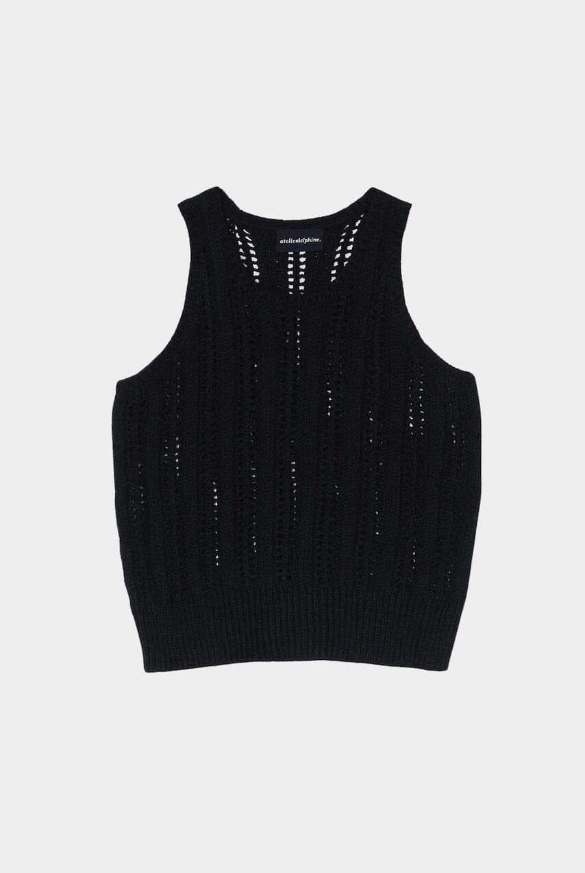 Atelier Delphine - Ferrand Top - Black - Shirts & Tops - YUCCA, boutiques near me, women’s high quality tops.