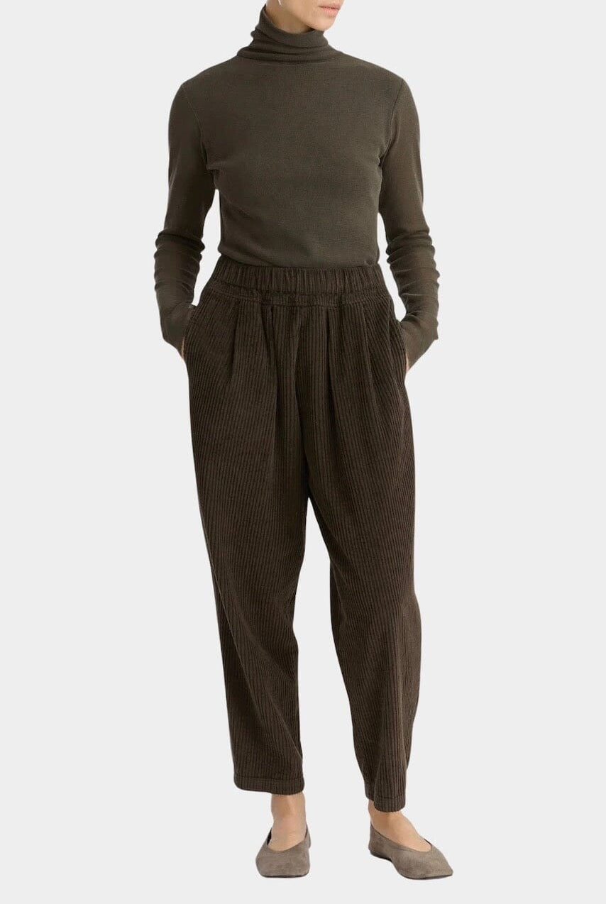 Black Crane - Carpenter Pants - Dark Forest - Pants - YUCCA, clothing boutiques near me, women’s clothing website.