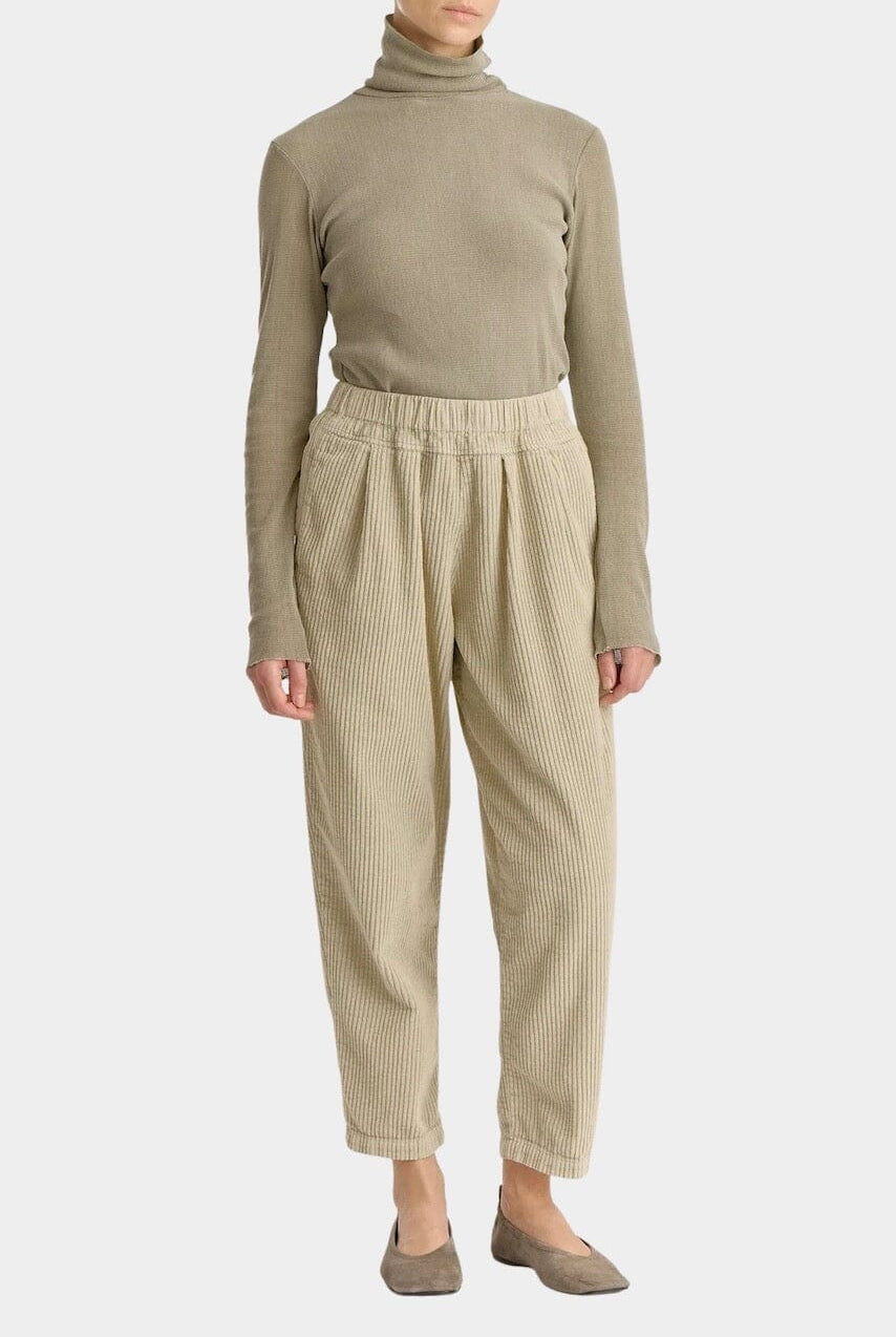 Black Crane - Carpenter Pants - Ivory - Pants - YUCCA, clothing boutiques near me, women’s clothing website.