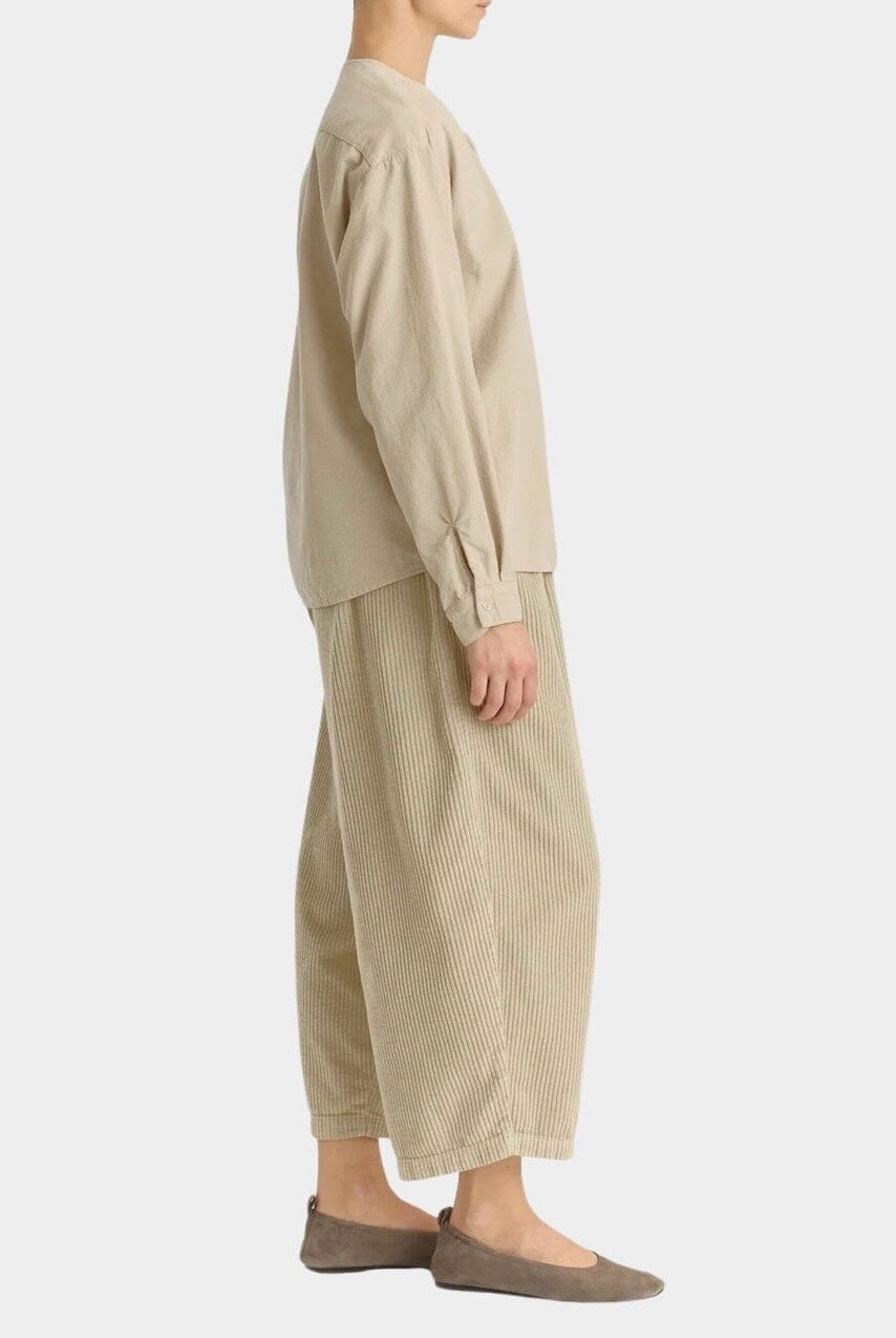 Black Crane - Nehru Shirt - Ivory - Shirts & Tops - YUCCA, Yucca store Denver, women’s high quality tops.