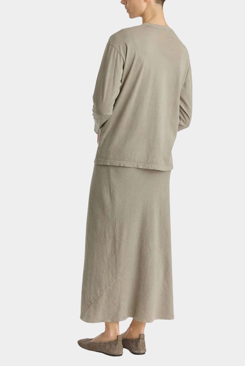 Black Crane - Regular Long Sleeve - Dark Stone - Shirts & Tops - YUCCA, boutiques near me, women’s high quality tops.