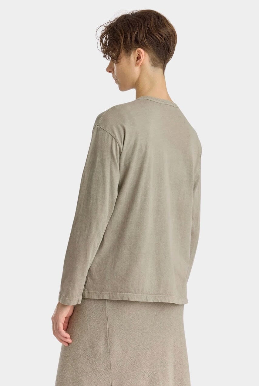 Black Crane - Regular Long Sleeve - Dark Stone - Shirts & Tops - YUCCA, boutiques near me, women’s high quality tops.