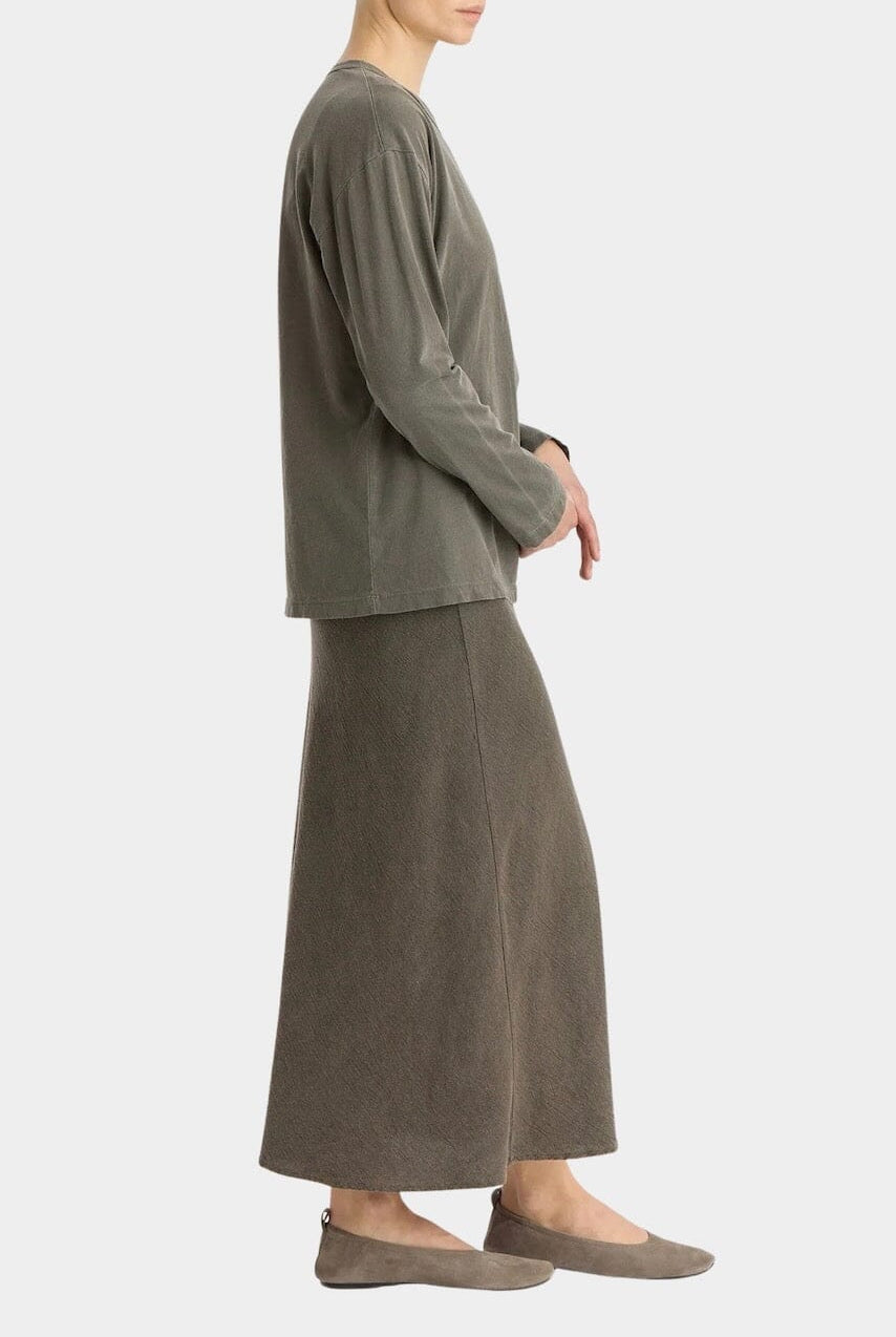 Black Crane - Regular Long Sleeve - Slate - Shirts & Tops - YUCCA, boutiques near me, women’s high quality tops, shop local.