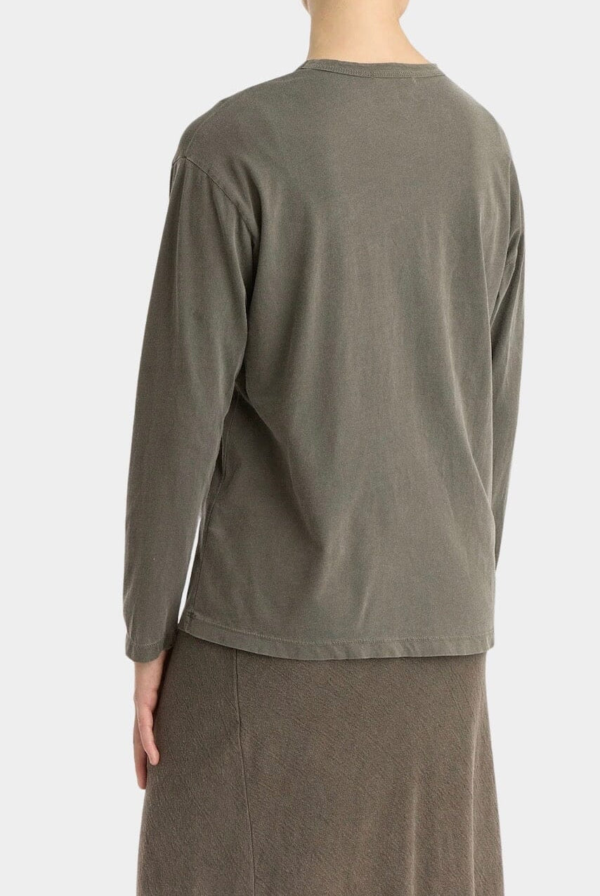 Black Crane - Regular Long Sleeve - Slate - Shirts & Tops - YUCCA, boutiques near me, women’s high quality tops, shop local.