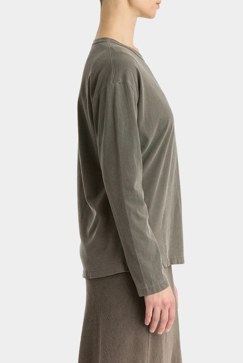 Black Crane - Regular Long Sleeve - Slate - Shirts & Tops - YUCCA, boutiques near me, women’s high quality tops, shop local.