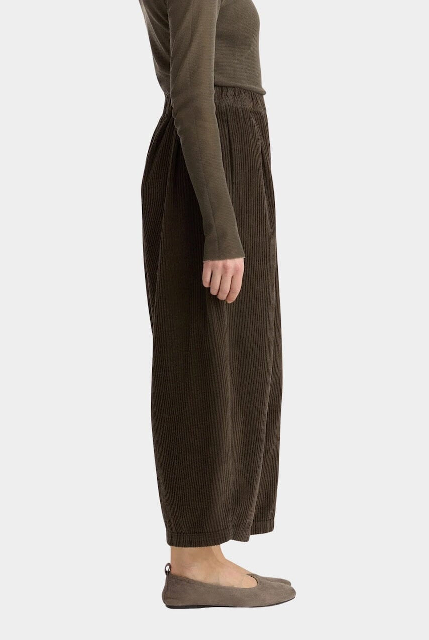 Black Crane - Wide Pants - Dark Forest - Pants - YUCCA, Artistic clothing for women, boutique near me.