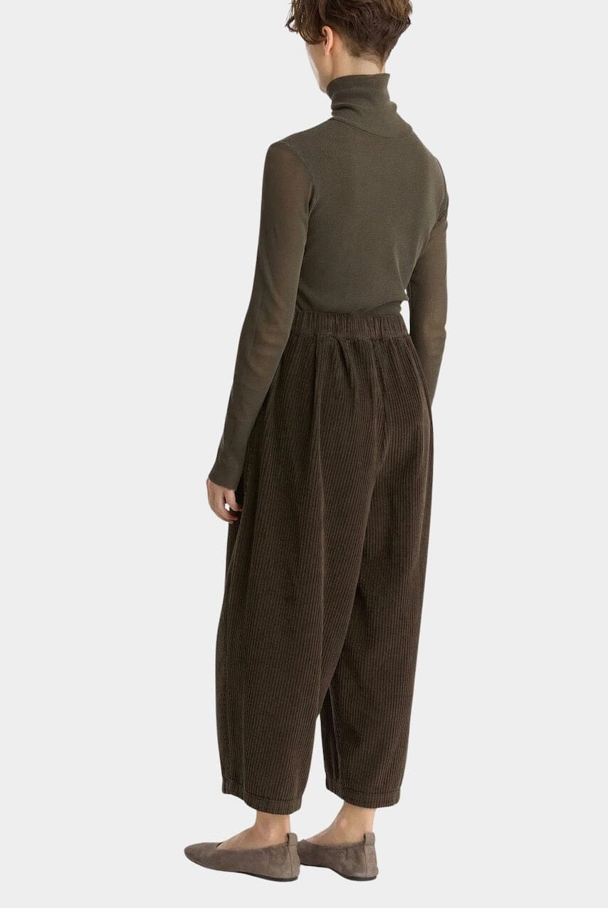 Black Crane - Wide Pants - Dark Forest - Pants - YUCCA, Artistic clothing for women, boutique near me.