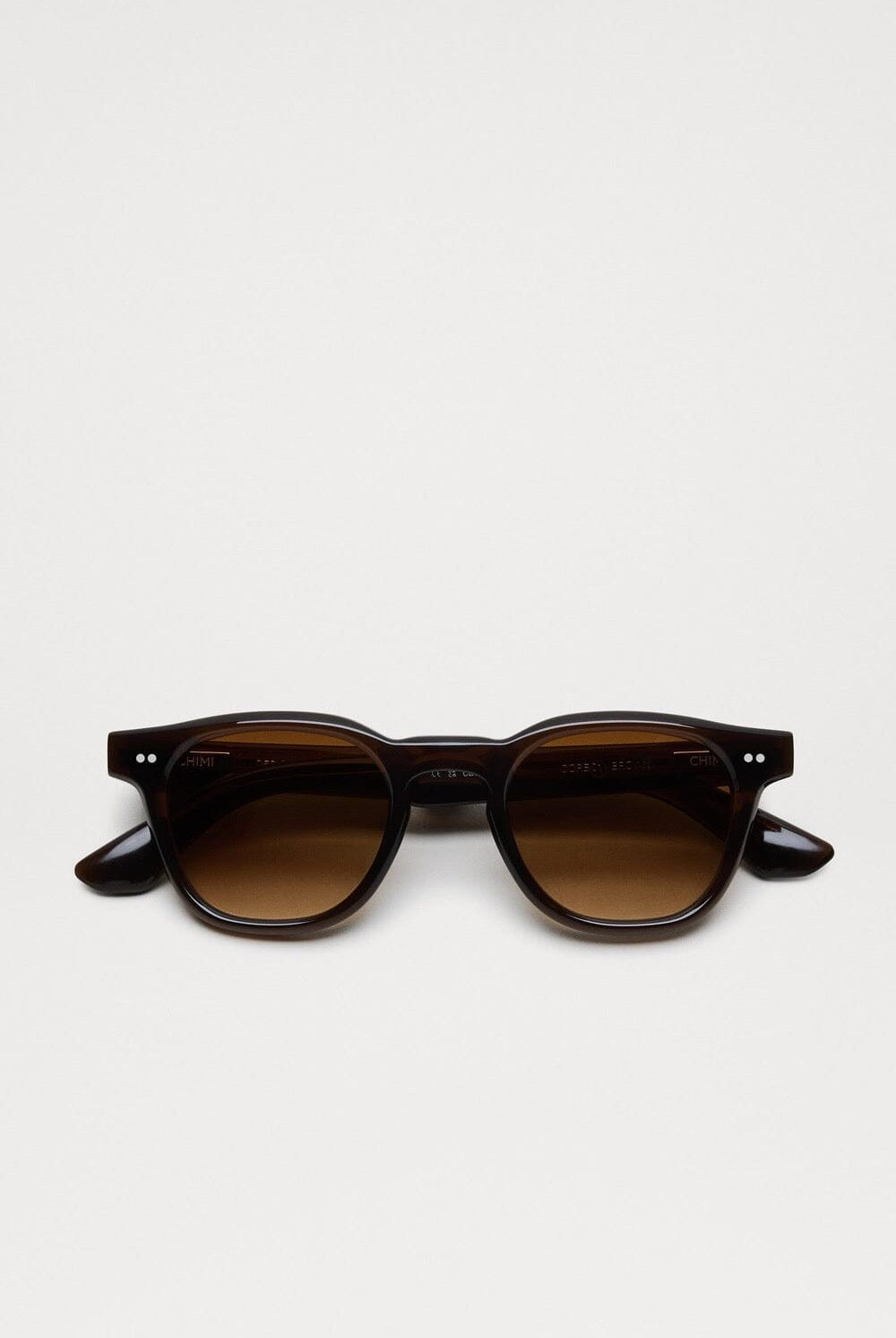 CHIMI - 01 Sunglasses - Brown - YUCCA, Artistic sunglasses for women, boutique near me, minimalist sunglasses.
