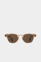 CHIMI | 01 Sunglasses In Light Brown - SHOP YUCCA Sunglasses CHIMI - YUCCA, Artistic sunglasses for women, boutique near me, boutique stores near me, minimalist sunglasses, shop local Denver.
