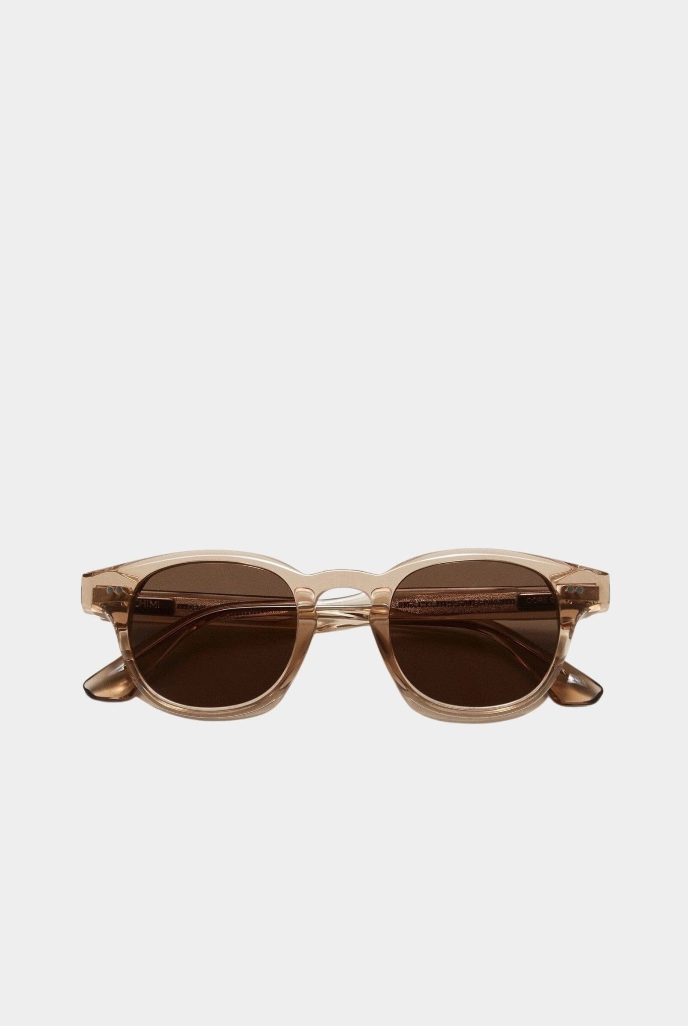 Chimi - 01 Sunglasses - Light Brown - Sunglasses - YUCCA, minimalist sunglasses, shop local Denver.