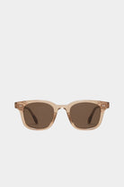Chimi | 02 Sunglasses In Light Brown - SHOP YUCCA Sunglasses CHIMI - YUCCA, Artistic sunglasses for women, boutique near me, boutique stores near me, minimalist sunglasses, shop local Denver.