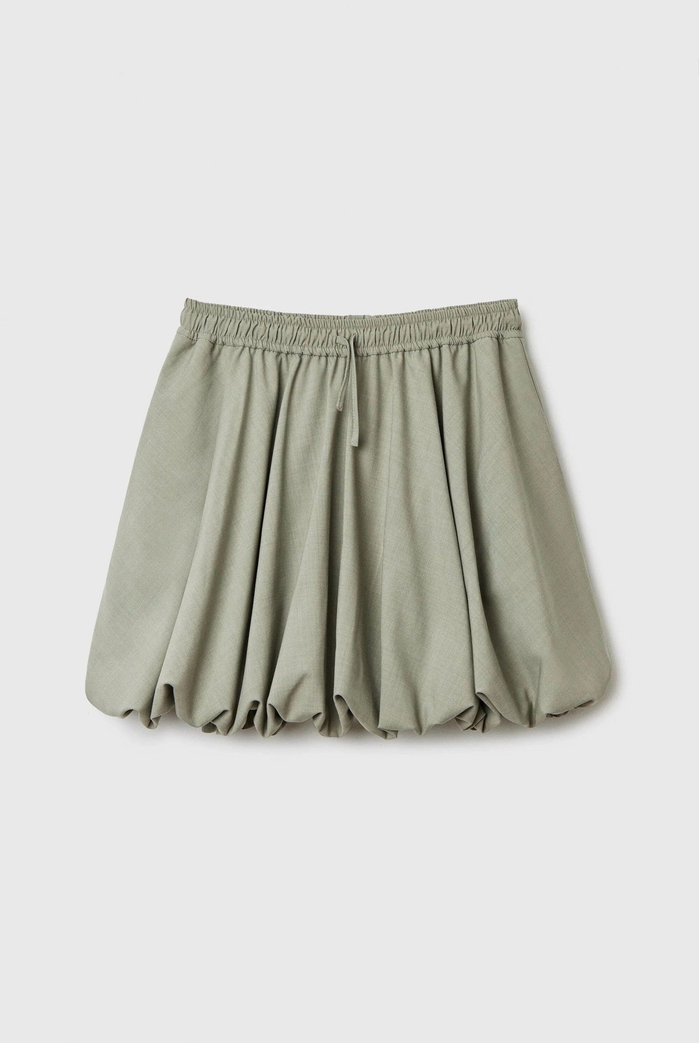 Cordera - Balloon Mini Skirt - Salvia - Skirts - YUCCA, boutique stores near me, capsule wardrobe, fashion for women over 50.