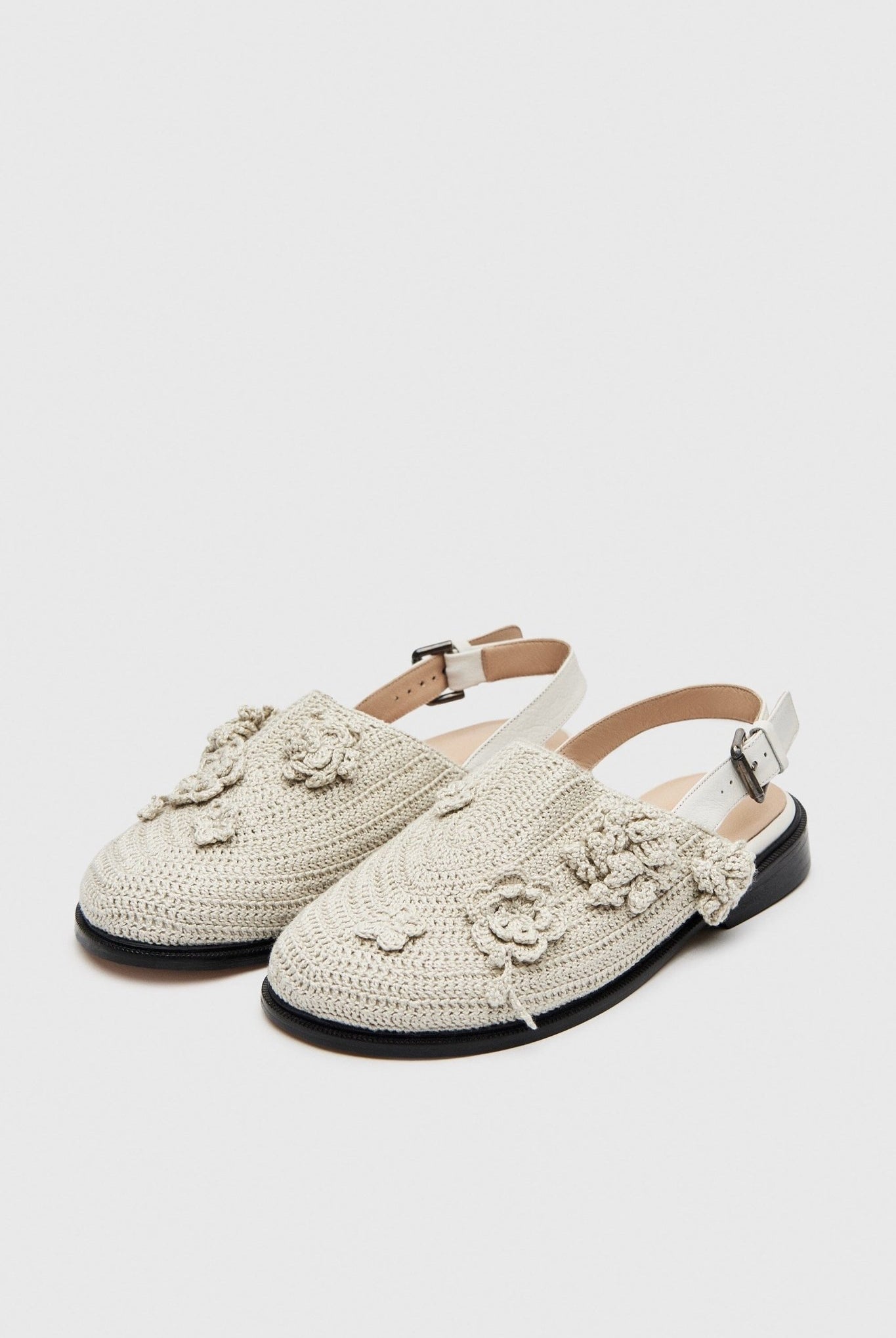 Cordera | Crochet Mule In Natural - SHOP YUCCA Shoes CORDERA - YUCCA Women’s clothing store Denver, women’s clothing website, women’s elevated basics, women’s high quality shoes, women’s luxury shoes, women’s online footwear