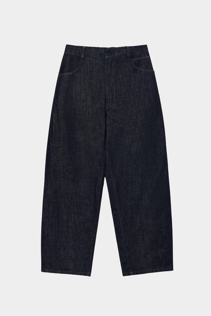 Cordera | Denim Straight Pants In Indigo - SHOP YUCCA Pants CORDERA - YUCCA Women’s clothing store Denver, women’s clothing website, women’s elevated basics, clothing boutiques near me, women’s clothing website