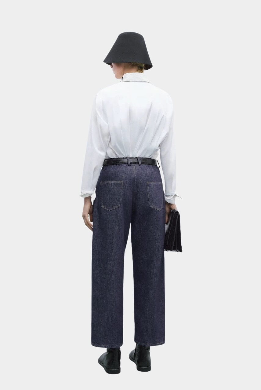 Cordera - Denim Straight Pants - Indigo - Pants - YUCCA, Women’s clothing store Denver, women’s clothing website.