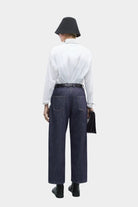 Cordera | Denim Straight Pants In Indigo - SHOP YUCCA Pants CORDERA - YUCCA Women’s clothing store Denver, women’s clothing website, women’s elevated basics, clothing boutiques near me, women’s clothing website