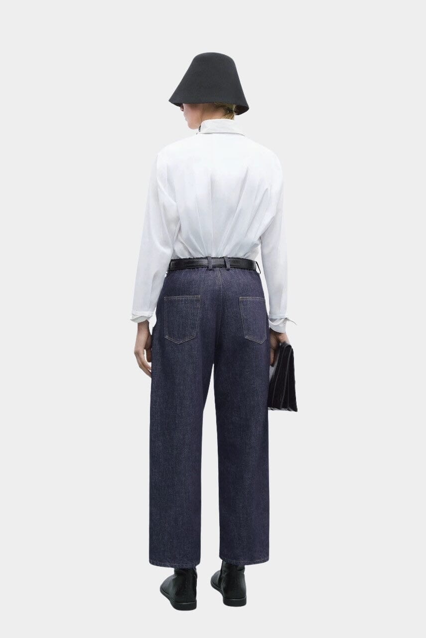 Cordera | Denim Straight Pants In Indigo - SHOP YUCCA Pants CORDERA - YUCCA Women’s clothing store Denver, women’s clothing website, women’s elevated basics, clothing boutiques near me, women’s clothing website