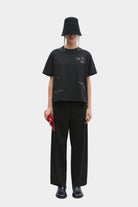 Cordera | Instante Embroidered Shirt In Black - SHOP YUCCA Shirts & Tops CORDERA - YUCCA Yucca store Denver, women’s clothing boutique near me, high quality capsule wardrobe, boutiques near me, women’s high quality tops