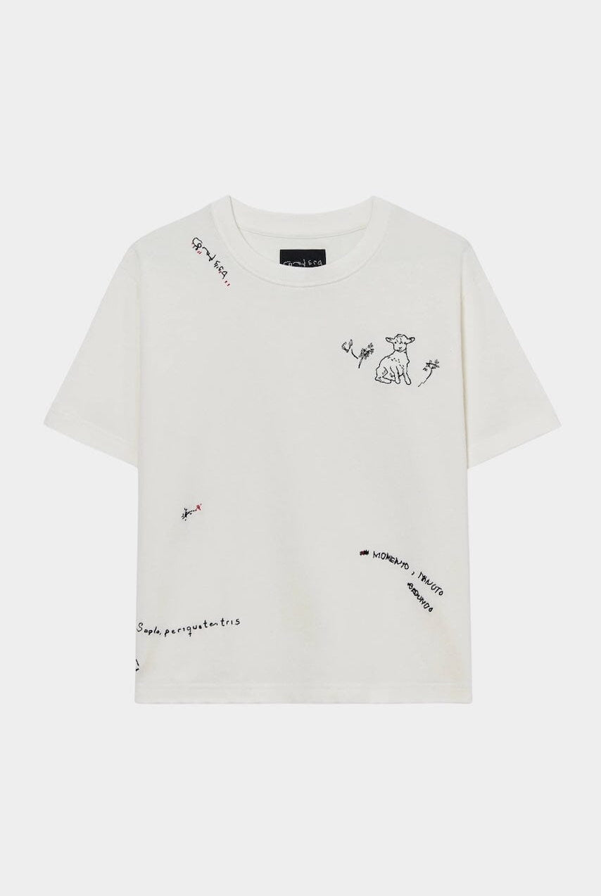 Cordera - Instante Embroidered Shirt - White - Shirts & Tops - YUCCA, Yucca store Denver, women’s high quality tops.