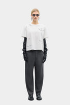 Cordera | Instante Embroidered Shirt In White - SHOP YUCCA Shirts & Tops CORDERA - YUCCA Yucca store Denver, women’s clothing boutique near me, high quality capsule wardrobe, boutiques near me, women’s high quality tops