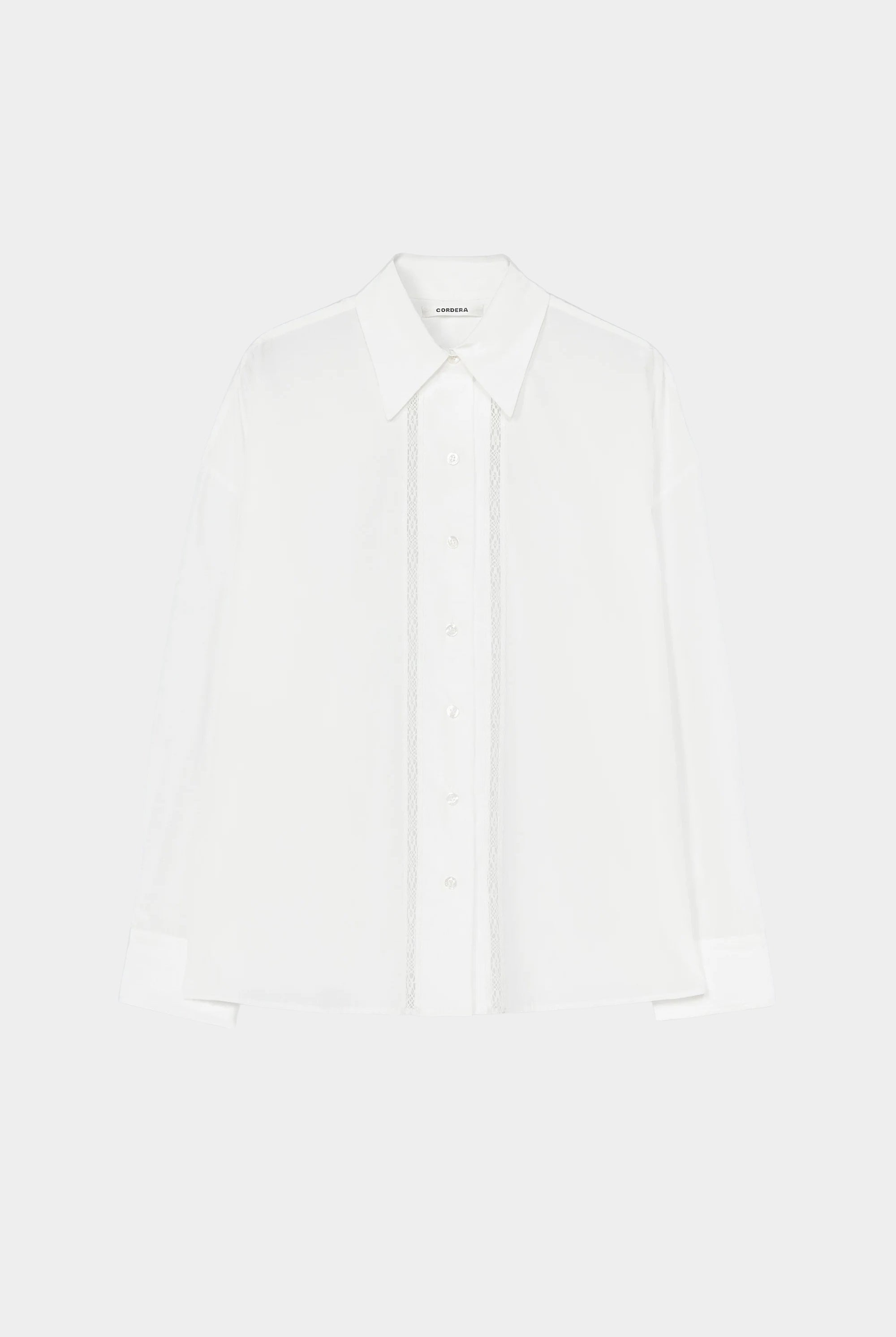 Cordera - Lace Shirt - White - Shirts & Tops - YUCCA, chic outfits for women, unique clothes, women’s clothing store Denver.