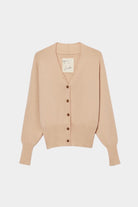 Cordera | Merino Cashmere Cardigan In Peach - SHOP YUCCA Cardigan CORDERA - YUCCA Yucca store Denver, women’s clothing boutique near me, high quality capsule wardrobe, boutiques near me, women’s high quality knitwear