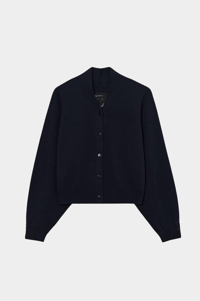 Cordera | Merino Wool Cardigan In Navy - SHOP YUCCA Cardigan CORDERA - YUCCA Yucca store Denver, women’s clothing boutique near me, high quality capsule wardrobe, boutiques near me, women’s high quality knitwear