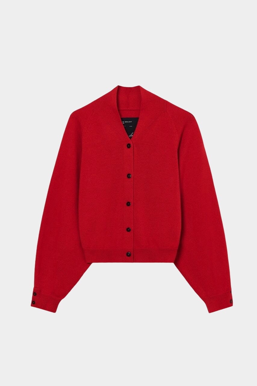 Cordera | Merino Wool Cardigan In Red - SHOP YUCCA Cardigan CORDERA - YUCCA Yucca store Denver, women’s clothing boutique near me, high quality capsule wardrobe, boutiques near me, women’s high quality knitwear