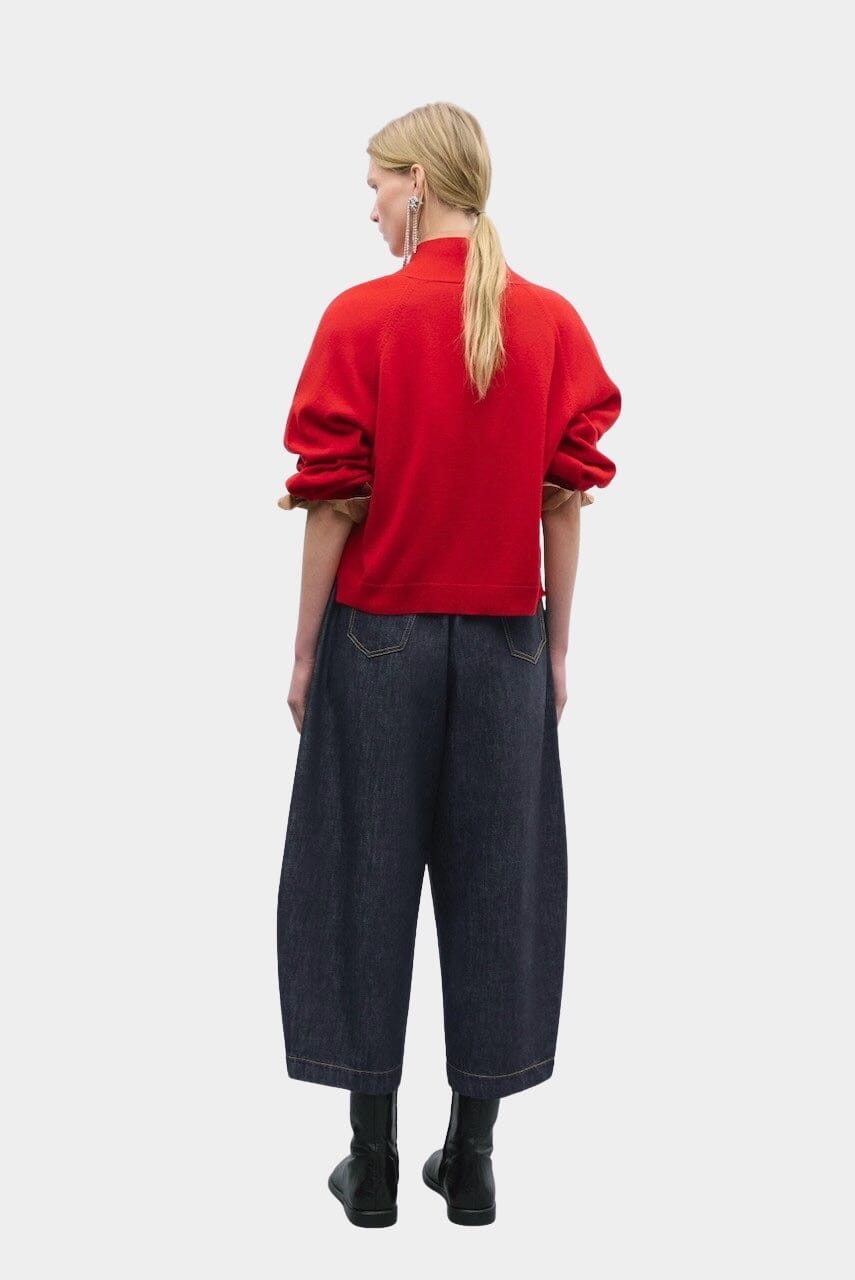 Cordera | Merino Wool Cardigan In Red - SHOP YUCCA Cardigan CORDERA - YUCCA Yucca store Denver, women’s clothing boutique near me, high quality capsule wardrobe, boutiques near me, women’s high quality knitwear