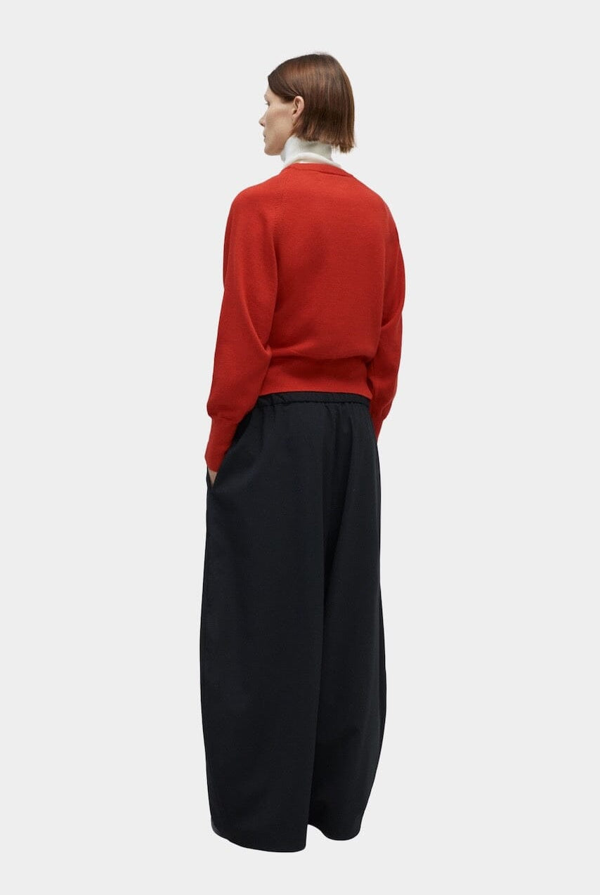 Cordera - Merino Wool Sweater - Red - Knitwear - YUCCA, Artistic clothing women, boutique near me, boutique store near me.
