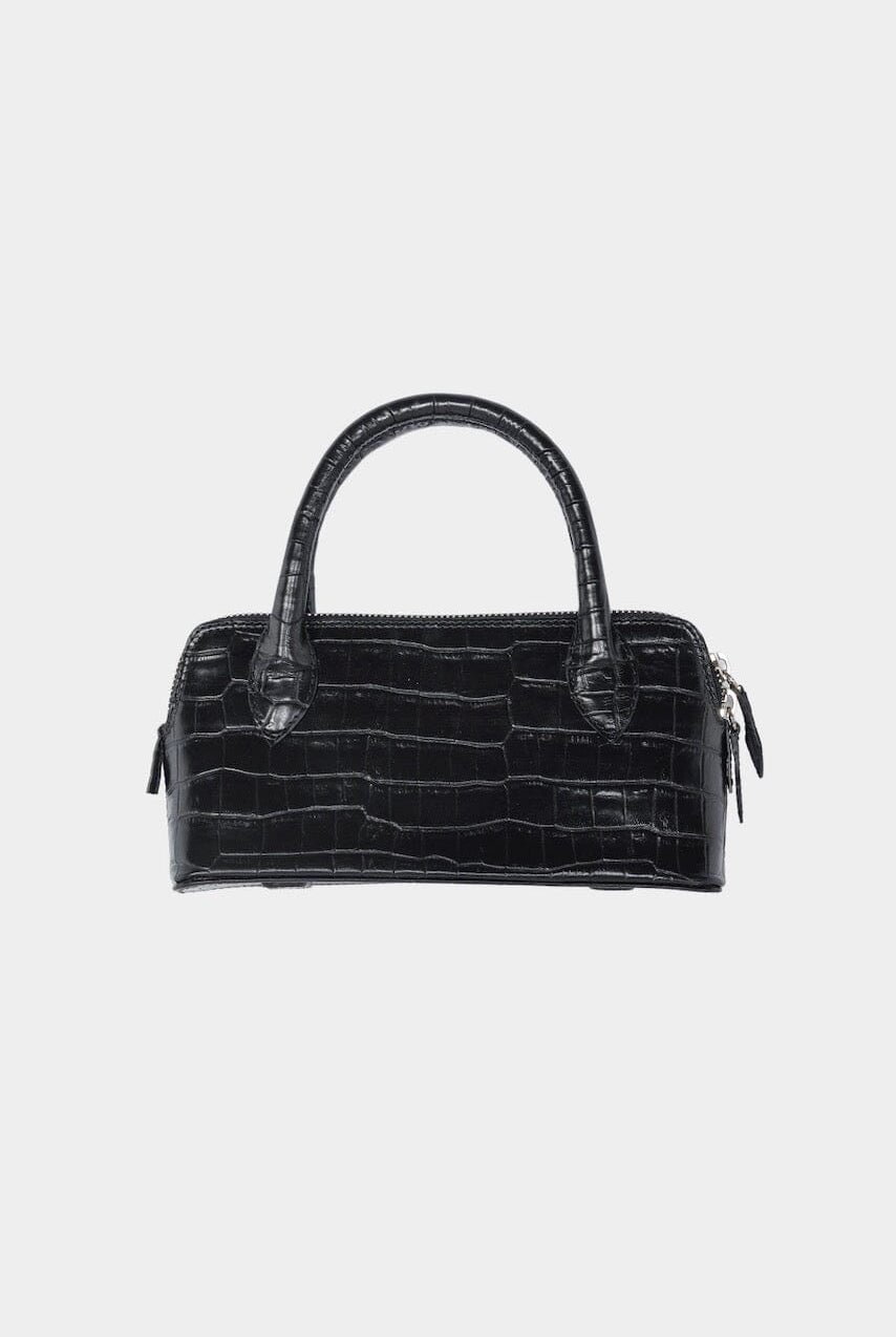 Cordera - Mini Bag Crocodile - Black - Handbags - YUCCA, Women’s clothing store Denver, women’s luxury bags.