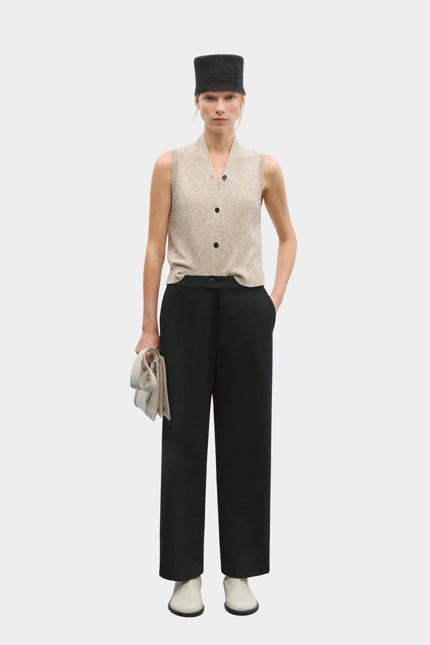 Cordera - New Tailoring Pants - Black - Pants - YUCCA, Artistic clothing for women, boutique stores near me.