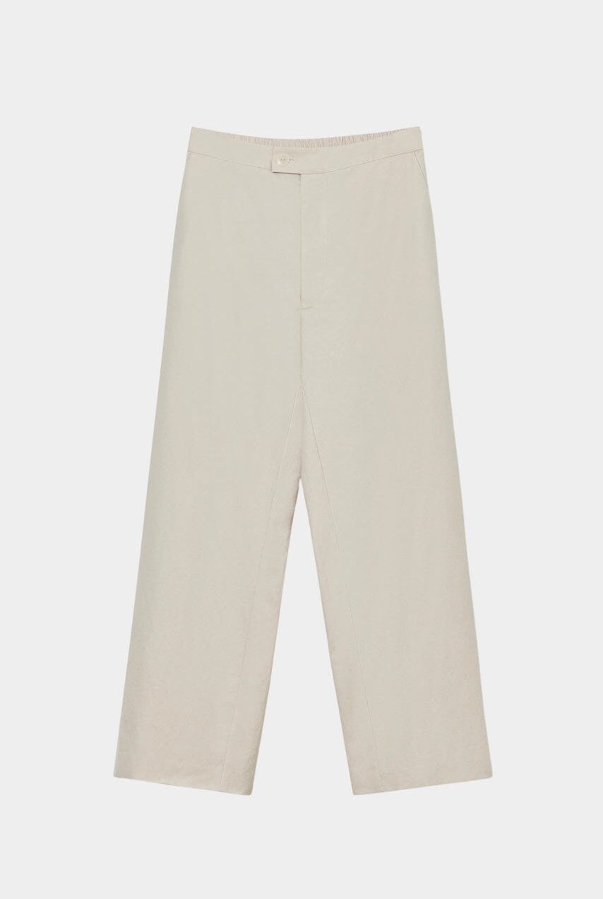 Cordera - New Tailoring Pants - Natural - YUCCA, Artistic clothing for women, fashion for women over 50.