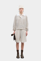 Cordera | Organic Cotton Striped Polo - SHOP YUCCA Sweater CORDERA - YUCCA Yucca store Denver, women’s clothing boutique near me, high quality capsule wardrobe, boutiques near me, women’s high quality sweaters