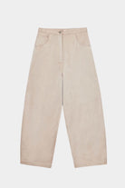 Cordera | Satin Curved Pants In Peach - SHOP YUCCA Pants CORDERA - YUCCA Artistic clothing for women, boutique near me, boutique stores near me, cherry creek boutiques, fashion for women over 50