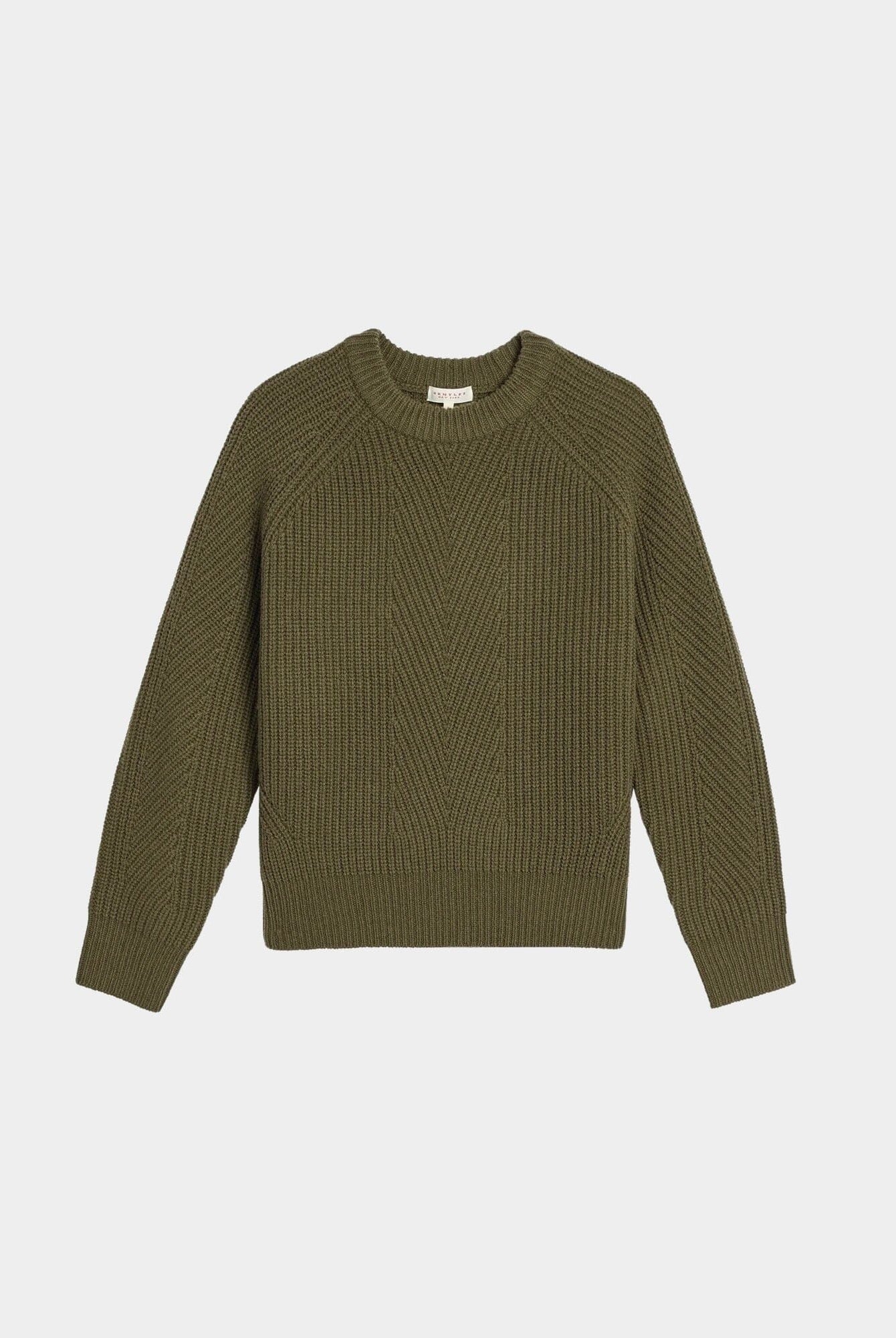 Demylee - Chelsea Lambswool Sweater - Loden - Knitwear - YUCCA, Women’s clothing store Denver, boutique stores near me.
