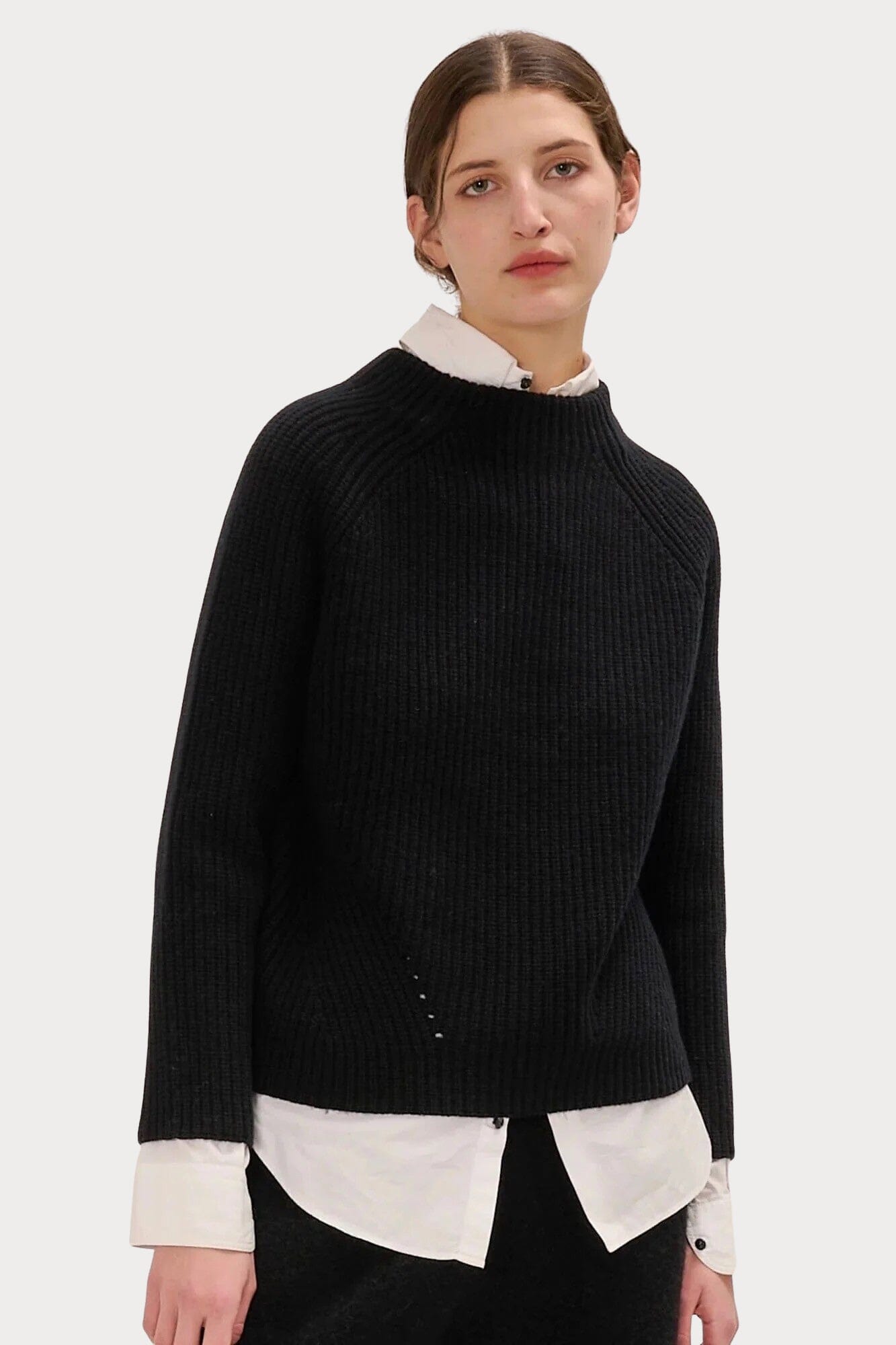 Demylee | Daphne Wool Sweater In Black - SHOP YUCCA Shirts & Tops DEMYLEE - YUCCA Artistic clothing for women, boutique near me, boutique stores near me, capsule wardrobe, fashion for women over 50