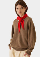 demylee - Nessa Cashmere Bandana - Espresso - Bandana - YUCCA, boutique stores near me, fashion for women over 50.