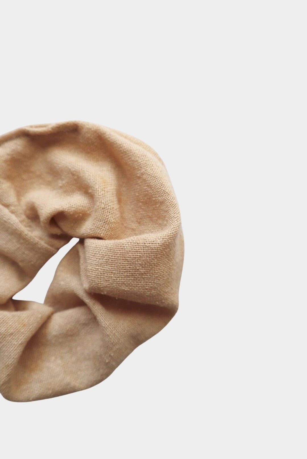 Eco Raw Studio - Raw Silk Scrunchies - Oatmeal - YUCCA, artistic accessories, boutique near me, shop local denver.