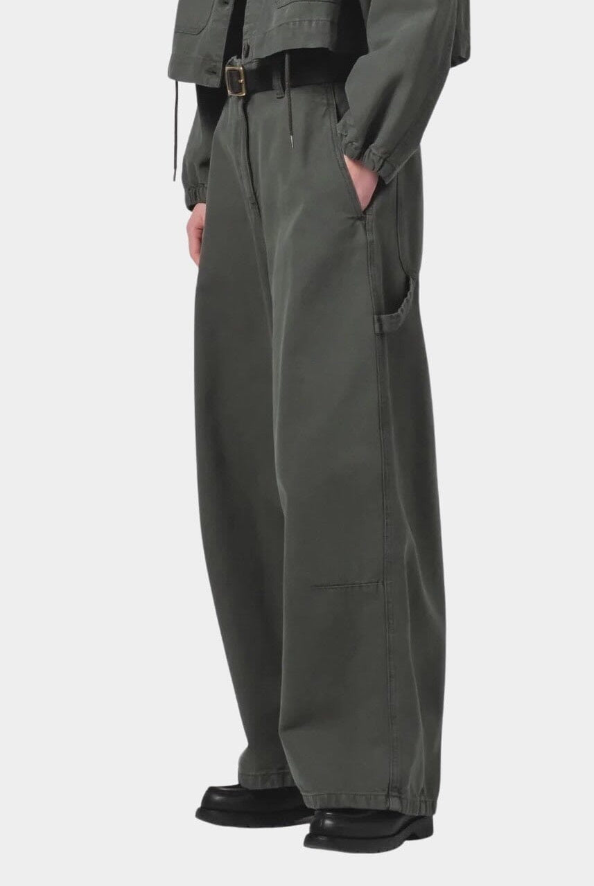 Girls Of Dust - Altanide Chino - Forest Green - Bottoms, YUCCA, Yucca store Denver, androgynous clothing, unisex clothing.